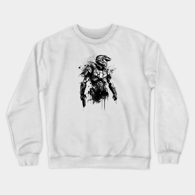 Halo Master Chief - Original Artwork Crewneck Sweatshirt by Labidabop